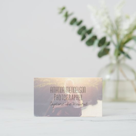 Carte De Visite Photo superposée (Debout devant)