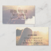 Carte De Visite Photo superposée (Devant / Derrière)