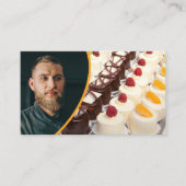 Carte De Visite Photo sur mesure de votre photo avec code QR (Devant)