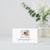 Carte De Visite Photo Vintage blanc Art, photographe (Debout devant)