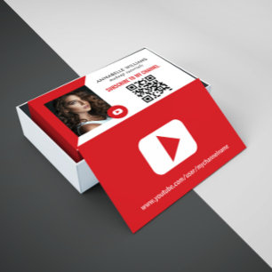 Carte De Visite Photo YouTube moderne