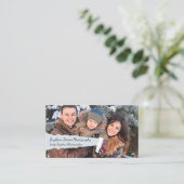 Carte de visite photographe (Debout devant)