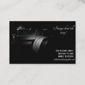 Carte de visite photographe (Dos)
