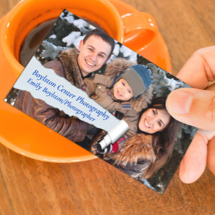 Carte de visite photographe