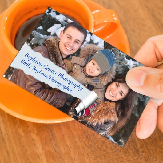 Carte de visite photographe