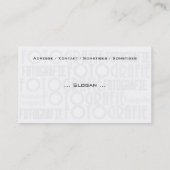 Carte De Visite Photographe (Dos)