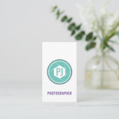 Carte de visite photographe (Debout devant)