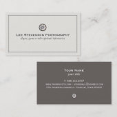 Carte de visite photographe (Devant / Derrière)