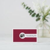 Carte De Visite photographe bordeaux appareil photo et bordures (Debout devant)