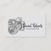 Carte De Visite Photographe Caméra professionnel Photographie (Devant)