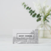 Carte De Visite Photographe créatif Photographie floue (Debout devant)