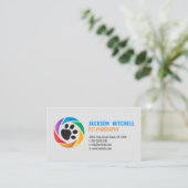 Carte De Visite Photographe d'animal familier - sarcelles d'hiver (Debout devant)