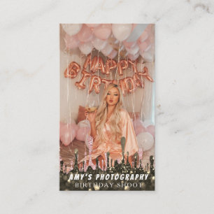 Carte De Visite Photographe d'anniversaire pour capturer les souve