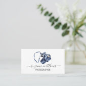 Carte De Visite Photographe de calligraphie aquarelle (Debout devant)