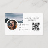 Carte De Visite Photographe de calligraphie moderne (Dos)