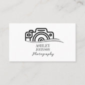 Carte De Visite Photographe de calligraphie moderne (Devant)