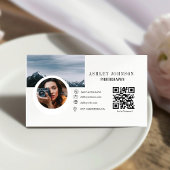 Carte De Visite Photographe de calligraphie moderne