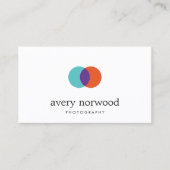 Carte De Visite Photographe de cinéma moderne (Devant)