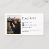 Carte De Visite Photographe de collage photo simple 5 minimum (Devant)