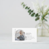 Carte De Visite Photographe de collection de photos simple 5 moder (Debout devant)