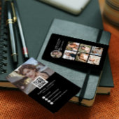 Carte De Visite Photographe de collection photo noir et blanc mode