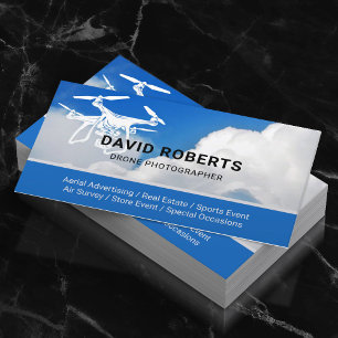 Carte De Visite Photographe de drone Photographie aérienne