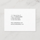 Carte De Visite Photographe de film (Dos)