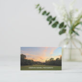 Carte De Visite Photographe de la nature Sunset Freelance (Debout devant)