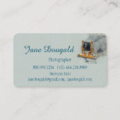 Carte de visite photographe de l'ancienne caméra (Devant)