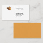 Carte De Visite Photographe de mariage de petit pain de film (Devant / Derrière)