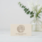 Carte De Visite Photographe de Willow Tree Logo Arbre de vie (Debout devant)