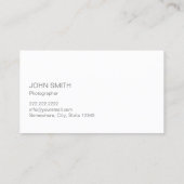 Carte De Visite Photographe d'événement d'image de Backgound de (Dos)