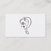 Carte De Visite Photographe féminine (Dos)