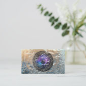 Carte De Visite Photographe Frozen Camera Lens Photographie (Debout devant)