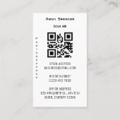 Carte De Visite Photographe Full Simple (Dos)