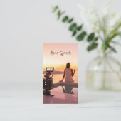 Carte De Visite Photographe Full Simple (Debout devant)