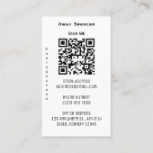 Carte De Visite Photographe Full Simple (Dos)