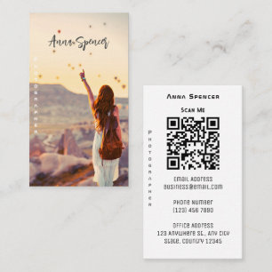 Carte De Visite Photographe Full Simple