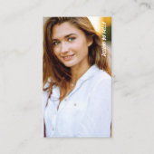 Carte De Visite Photographe Full Simple (Devant)