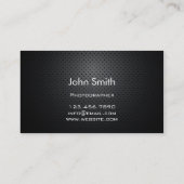 Carte De Visite Photographe Gold Striped Aurora Moderne (Dos)