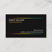 Carte De Visite Photographe gris (Dos)