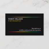 Carte De Visite Photographe gris (Dos)