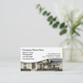 Carte De Visite Photographe immobilier (Debout devant)