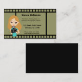 Carte De Visite Photographe indépendant (Devant / Derrière)