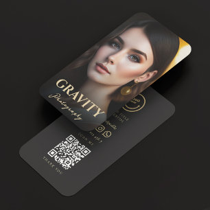 Carte De Visite Photographe indépendant professionnel moderne Logo