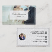 carte de visite photographe mariage (Devant / Derrière)