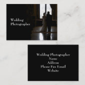 Carte De Visite Photographe mariage (Devant / Derrière)