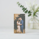 Carte De Visite Photographe Mariage de mariée moderne (Debout devant)