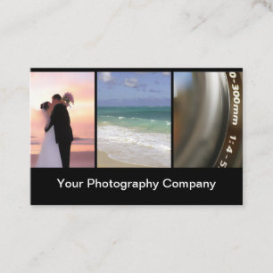 Carte De Visite Photographe Mariage Moderne