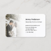Carte de visite photographe Mariage personnalisé (Dos)